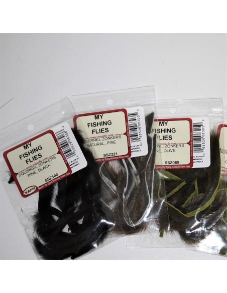 Pine Squirrel Zonker Strips by Wapsi