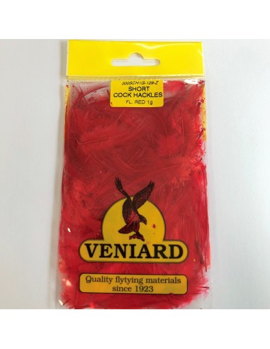 Veniard - Short Cock Hackles - 1gm packs