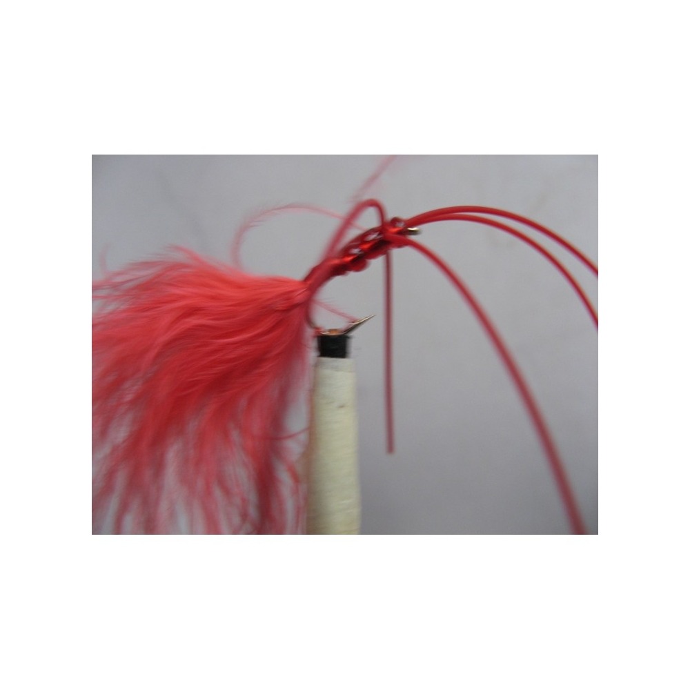 B/W Critter Worm Red Size 10