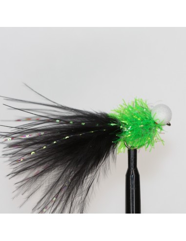 Cat Green/Black Pearl Booby Barbless