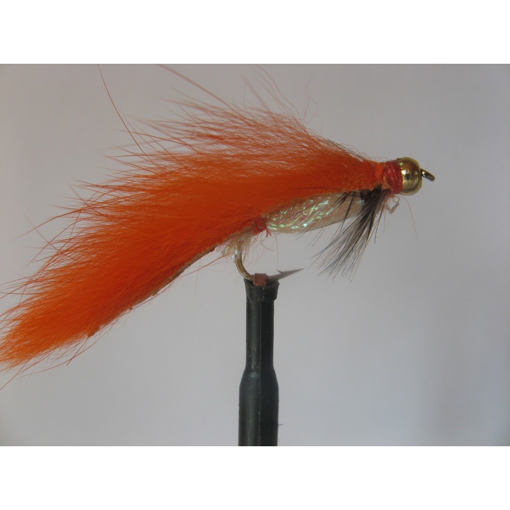 Zonker Goldhead Mylar Orange Size 10 L/S