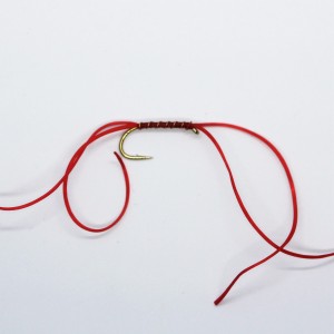 Apps Ribbed Blood Worm - Barbless