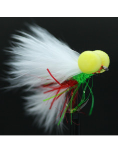 Green Red Butt Straggle Booby Barbless