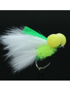 Green Splat Cat Booby Barbless