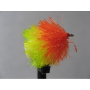 3 x FAB TEQUILA FRITZ blob / egg Orange / Yellow Size 10 Trout fly fishing. 