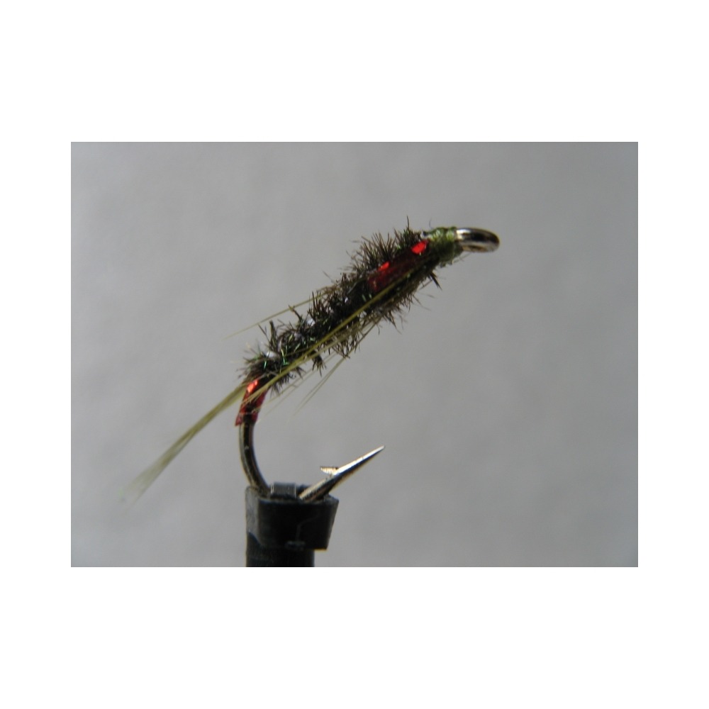 Diawl Bach Olive UV Holo Red Size 10