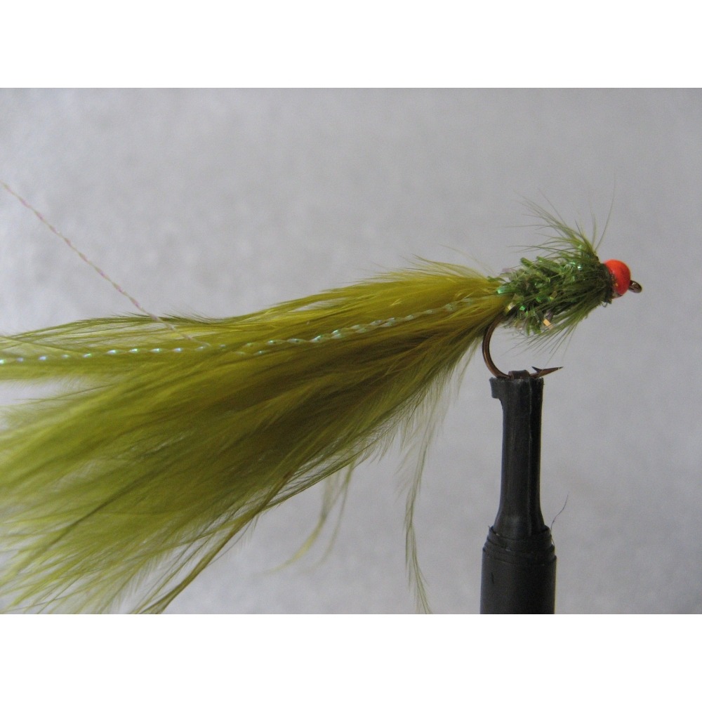 Hot Head Damsel Fly Fishing Deep Down Trout Lures Wet Flies Size 10 