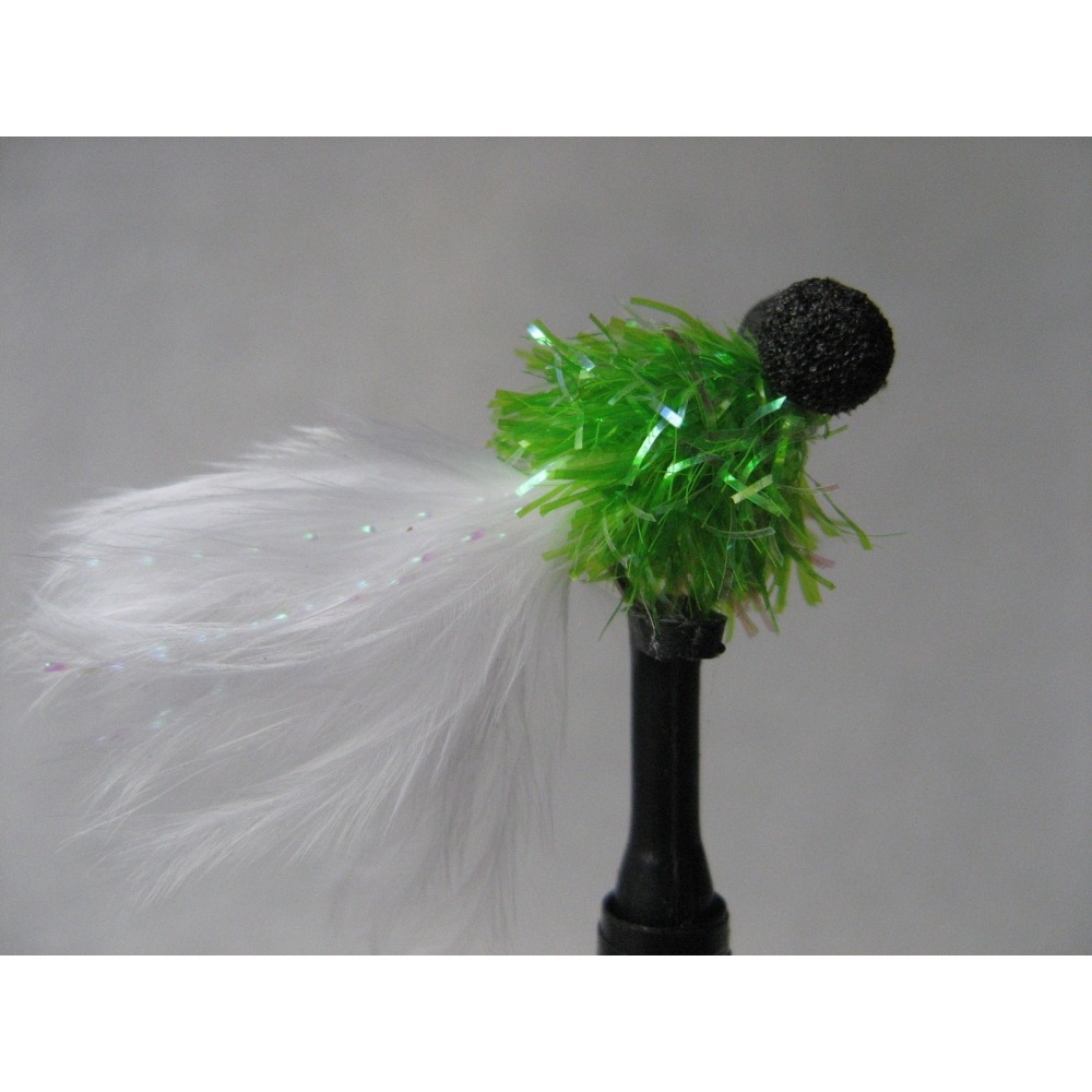 Green/White Pearl Booby Size 10