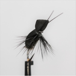 Black Foam Beetle Barbless 2