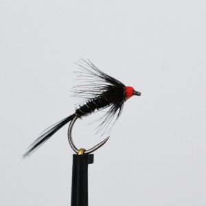 Standard Black Cruncher size 10 trout wet nymph fly Ref N18 6 No