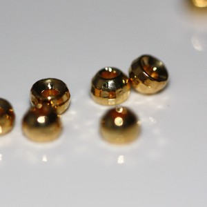 Gold Disco Tungsten Beads (20 per pack) 2