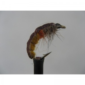Czech Nymph Superweighted Amber & Orange Size 10