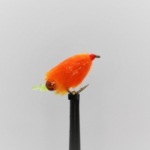 Weighted Egg Orange Sunburst Jelly Blob