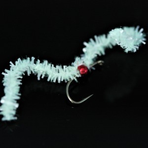 Cheese with Red Holo Bead Chewing Gum Worm