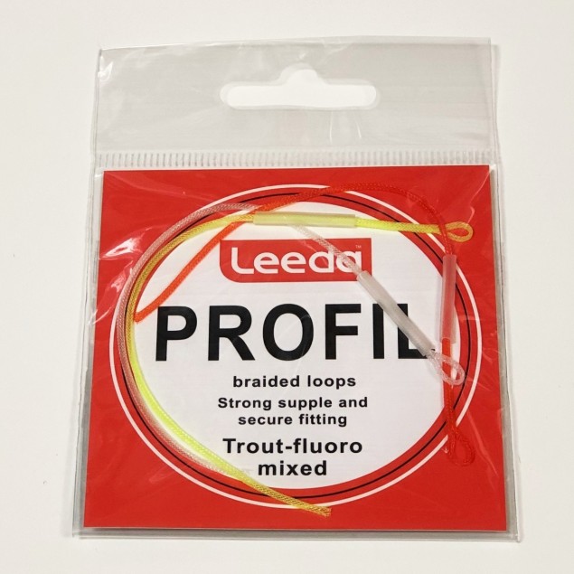Salmon Choice of 3 types Leeda Profil braided Loops Trout Clear &Trout Fluor 