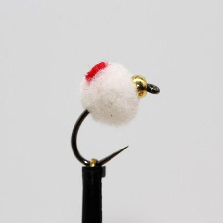 Gold Head White Egg Barbless