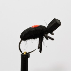 Black Hi-Float Beetle - Barbless