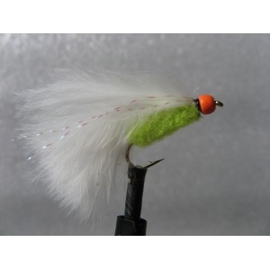 6 Pack of Red Flash Cats Whiskers Size 10 Trout Flies 