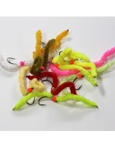 Shinny Worms by Bill McIlroy - Barbless