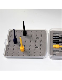 Fly Tying Hackle Pliers/Clips with Storage Box 2