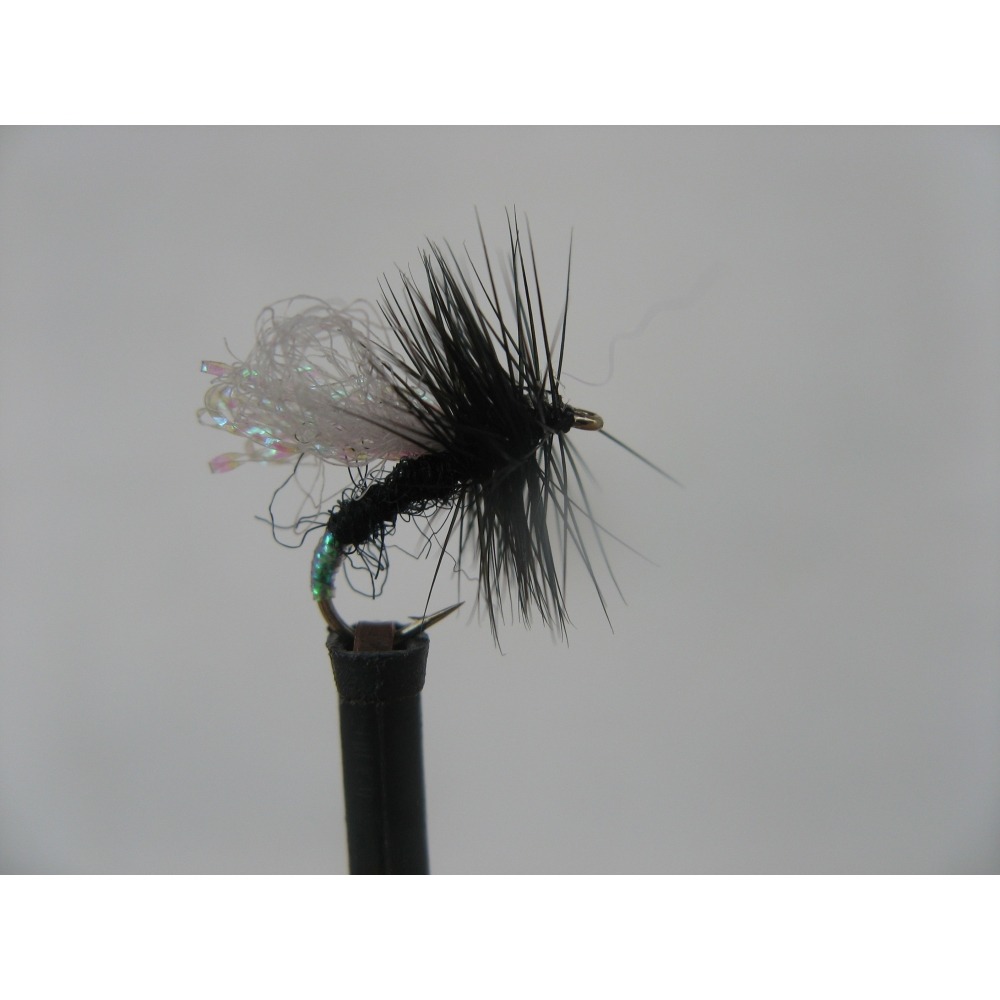 Dry Black Gnat Sparkle Size 14