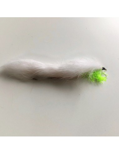 Flyfishing Flies White And Yellow Cats Whisker Mini Chaineyed Snakes 