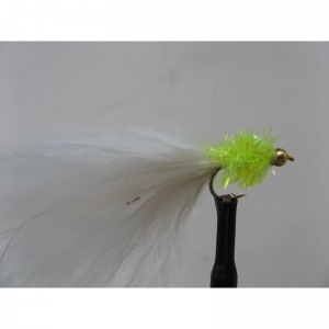 Lures Fishing Flies 6 x Gold Bead Olive Fritz Goldhead Trout Flies Size 10